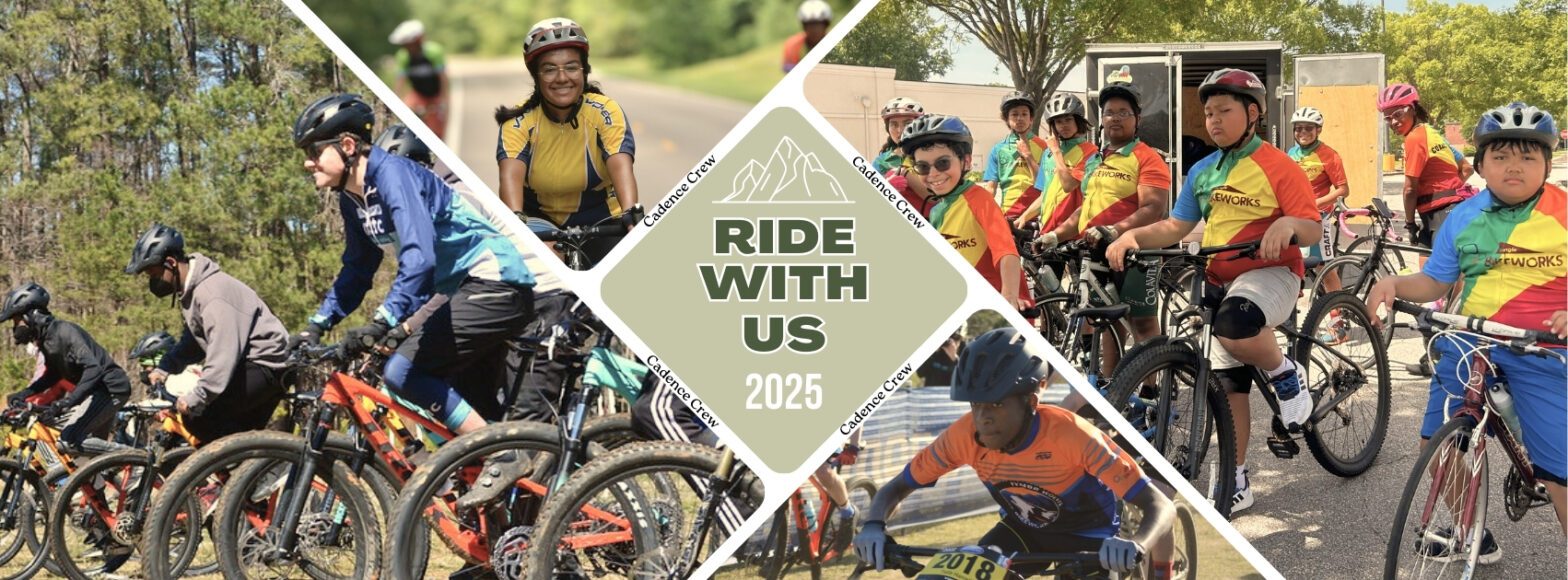 Ride With Us Cadence Crew Banner