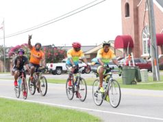 Happy cyclists from Greensboro